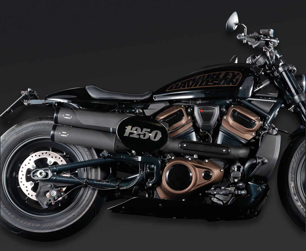 Mcj Adj. Exhaust Black Rh1250 S21 Up Full Exhaust System Mcj Default Title