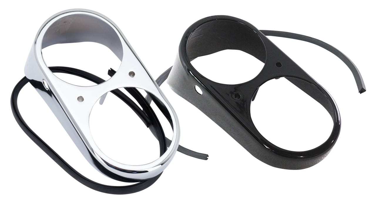 Chrome Dash Panel Fxd95 03 Dash Panel & Trim V Twin Mfg