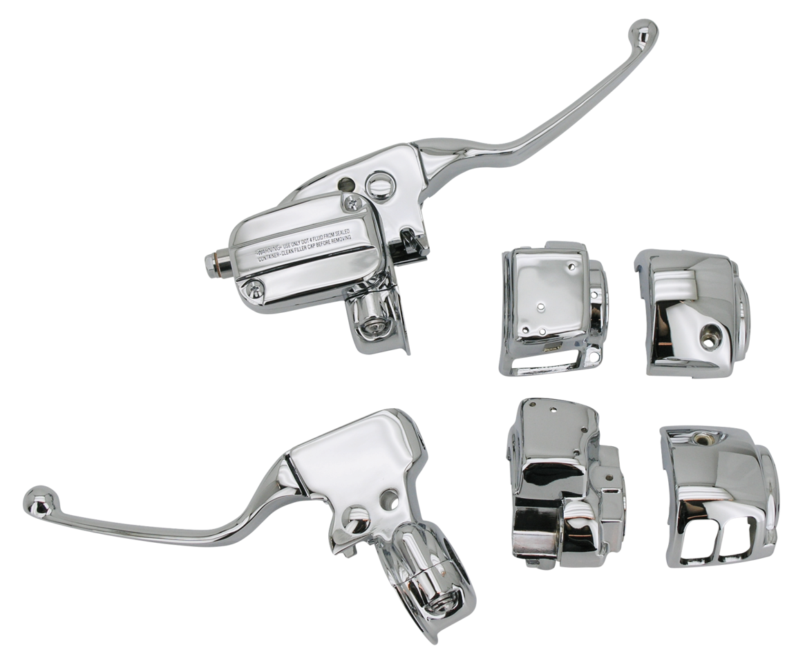 Gzp Chrome Handlebar Controls Flh/T08 Up Handlebar Controls Zodiac Default Title