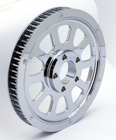Gzp Chrome 8 Spoke 66 T 1" Belt Sprocket Sprocket & Pulley Zodiac Default Title