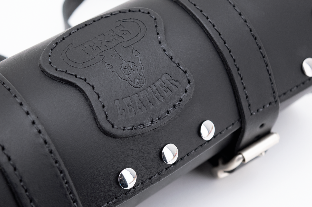 Texas Leather Roll Bag 3 L, Studded Leather Luggage Texas Leather