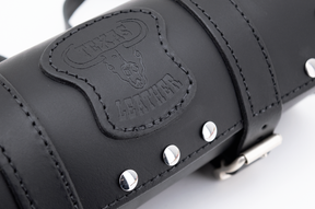 Texas Leather Roll Bag 3 L, Studded Leather Luggage Texas Leather