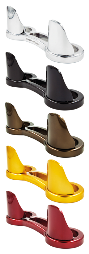 P16 39mm FORK BRACE W/DUST GUARDS Gold P16 Powerplant Motorcycle Co.