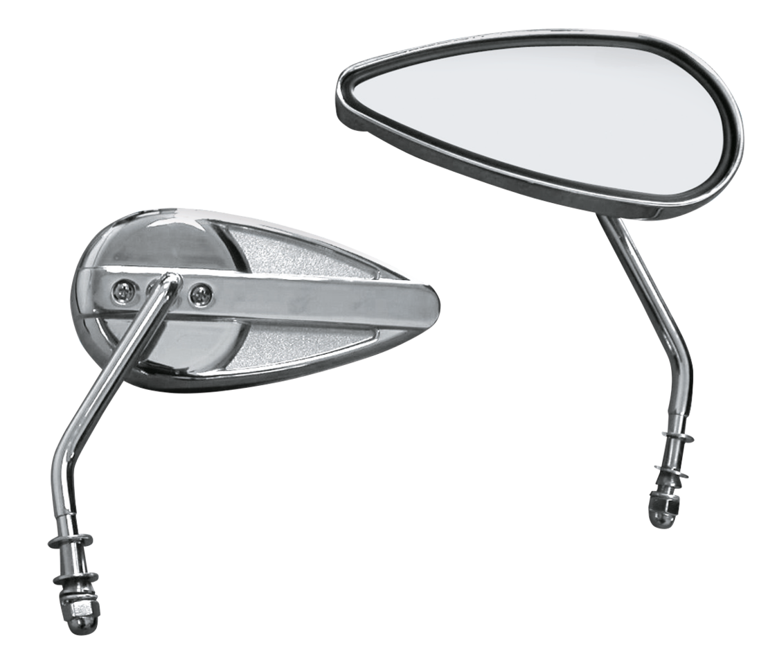 Gzp Chrome Hd Style Teardrop Mirror P Mirror & Component Zodiac Default Title