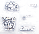 Gzp Chrome Bolt Cover Kit Flh/T07 08 75p Hardware & Fastener Zodiac Default Title