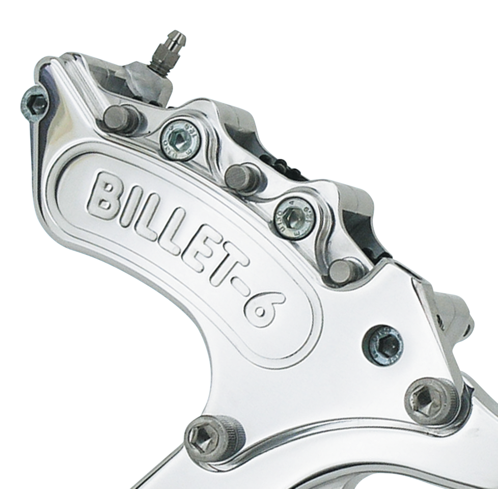 Billet Mini 6 Rear Caliper Fxd/Fl Brake Caliper Harrison Billet Default Title