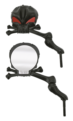 Gzp Black Skull Mania Mirrorset Mirror & Component Zodiac