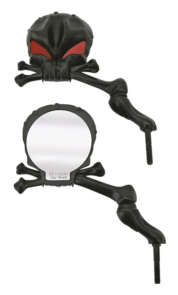 Gzp Black Skull Mania Mirrorset Mirror & Component Zodiac