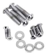 Chrome Plated Screw Set 96up Switch Hous Handlebar Controls Midwest Acorn Nut Company Default Title