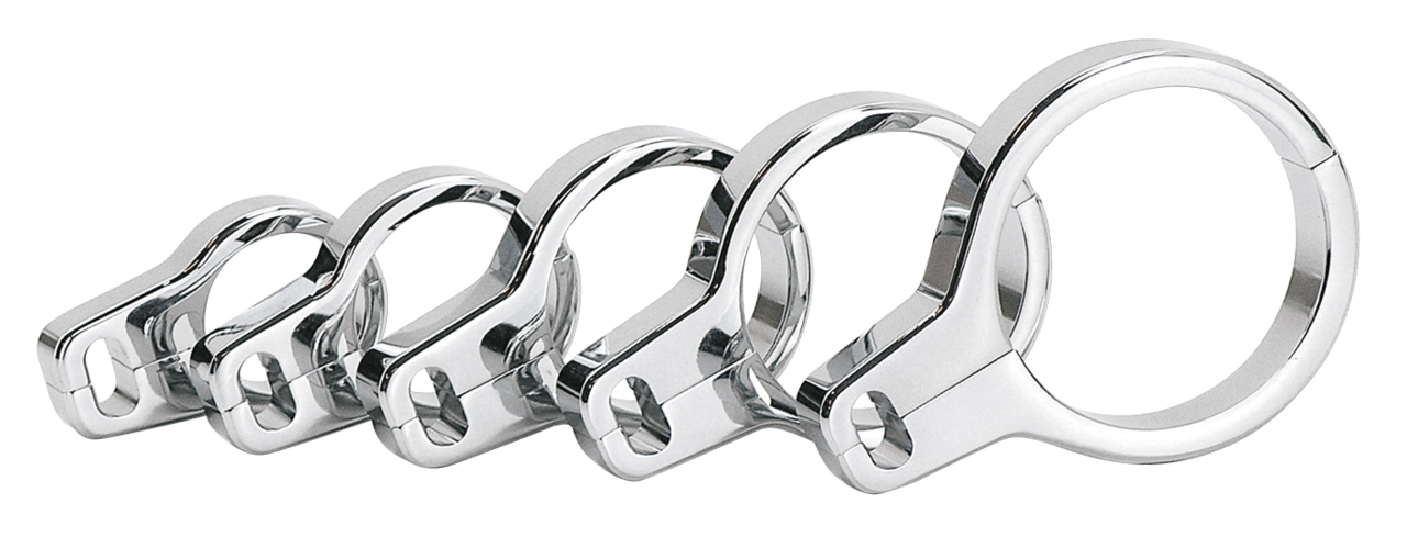Gzp Chrome Billet Alum. Cable Clamp 2.00 Cable Clamp & Guide Zodiac Default Title