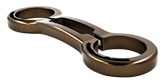 P16 Powerplant Motorcycle Co. P16 39mm Fork Brace, Bronze - Sportster & Dyna & FXR Side Cover P16 Powerplant Motorcycle Co. Default Title