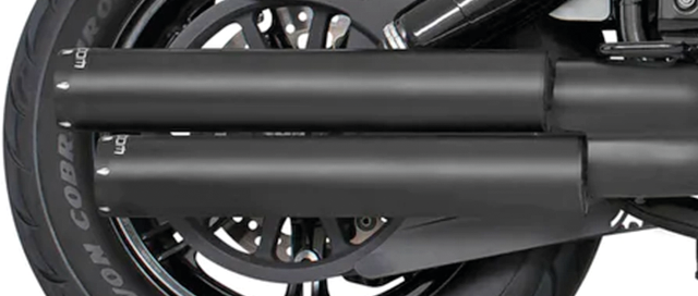Signature Slip Ons Chief22 Up All Black Slip-On & Muffler Freedom Performance Exhaust