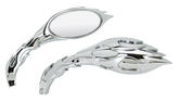 Gzp Chrome Magma Flames Mirror Set Mirror & Component Zodiac Default Title