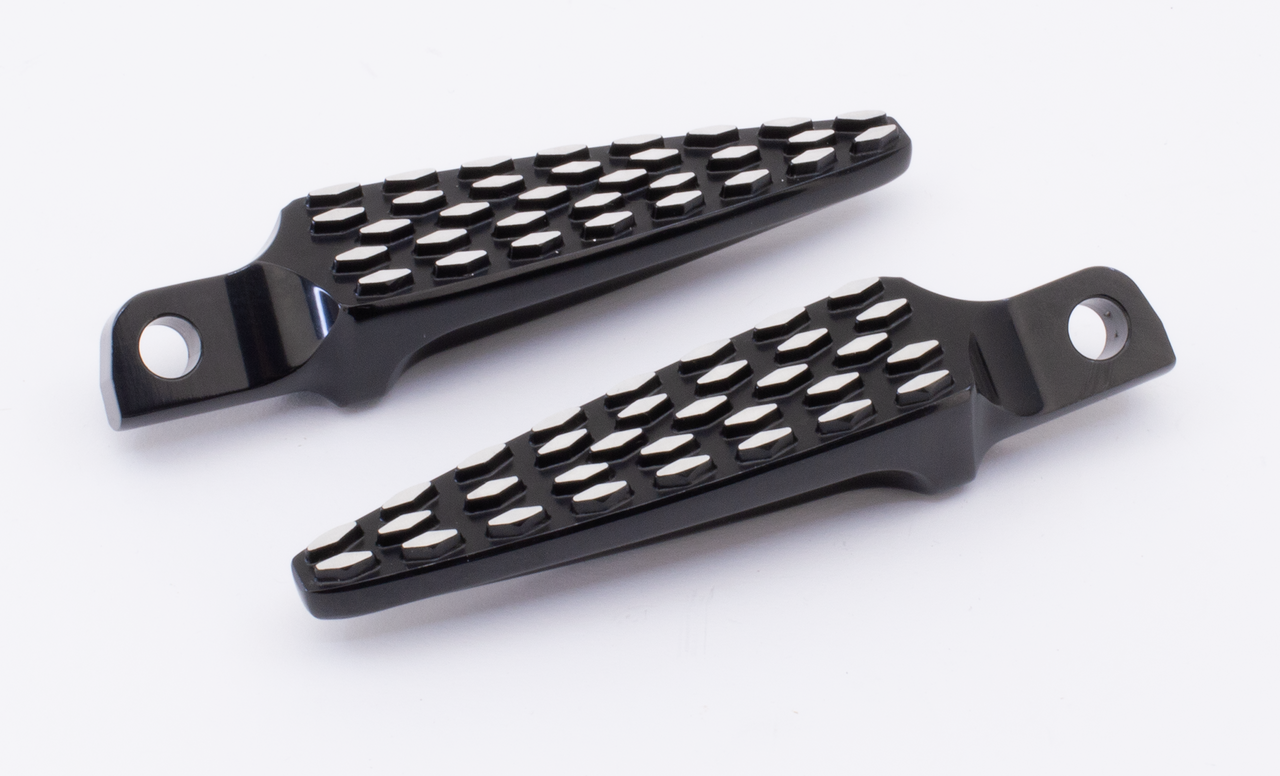 Gzp Argyle 45dgr Footpegs Gl.Blk/Raw Cut Foot Peg Zodiac Default Title