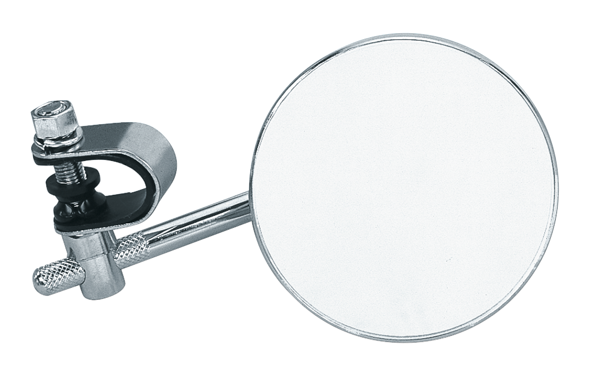 Gzp Mirror Universal 4" With 4" Stem Chr Mirror & Component Zodiac Default Title