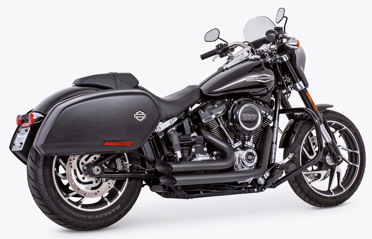 Amendment Side Slash St18 Up Blk X 2-2 Full Exhaust System Freedom Performance Exhaust