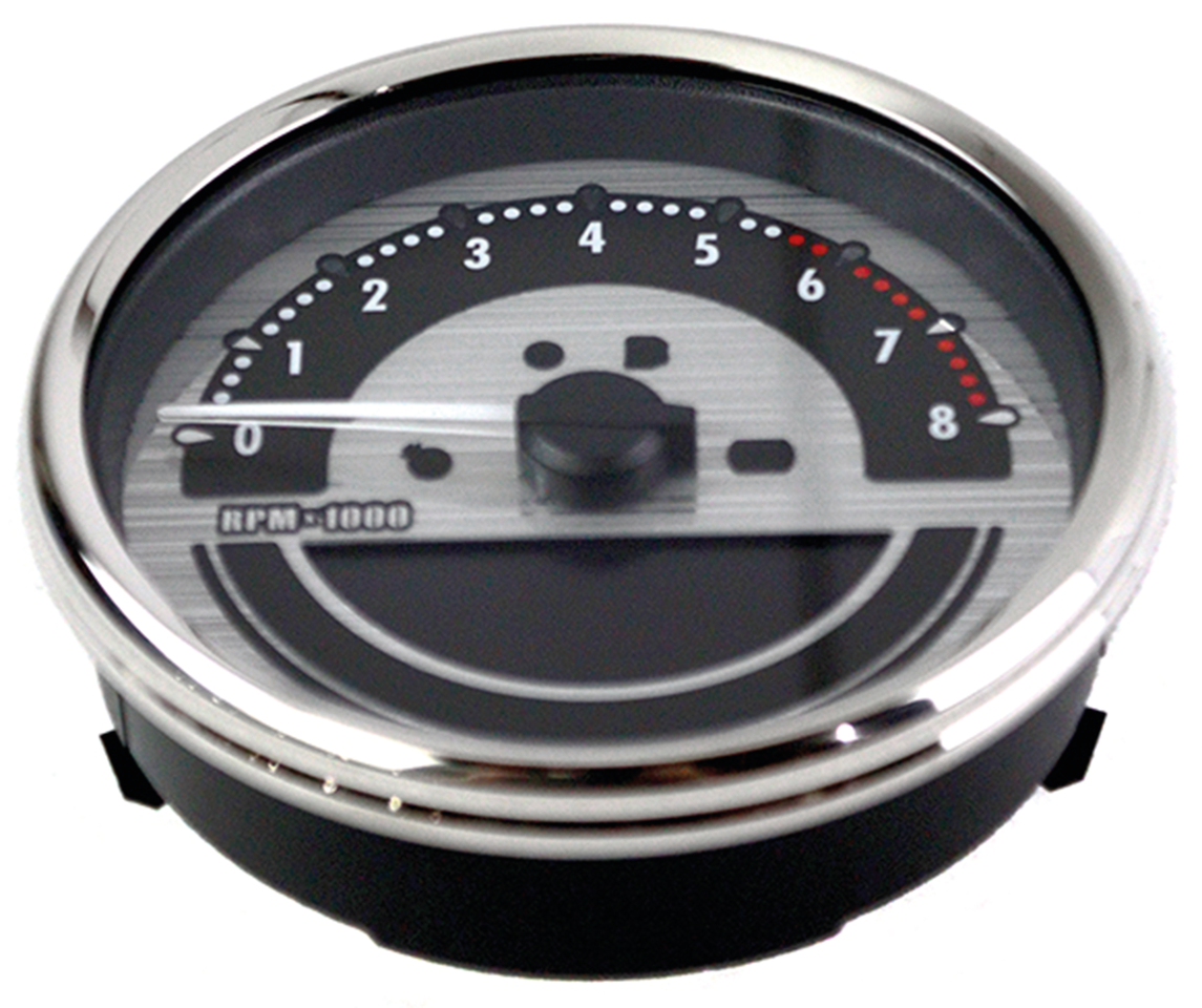 5" Speedo/Tachometer Silver Kmh/Mph Speedo & Tacho V Twin Mfg Default Title