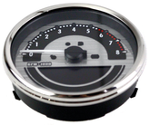 5" Speedo/Tachometer Silver Kmh/Mph Speedo & Tacho V Twin Mfg Default Title