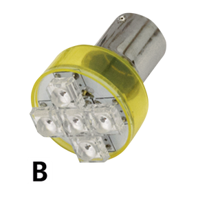 Gzp Single Compact Led Bulb Red Ba15 S Lighting Bulb Zodiac