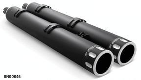 4" Eagle S/O's Bk/Sclptd Bk 14 Up Chieft Slip-On & Muffler Freedom Performance Exhaust