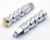 Neo Fusion Polished /Brass Passenger Foot Control Ken's Factory Default Title