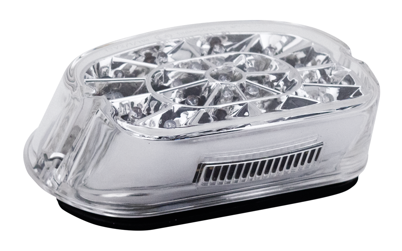 Gzp Clear Lens Webbed Taillight(bottom T Tail & Brake Light Zodiac