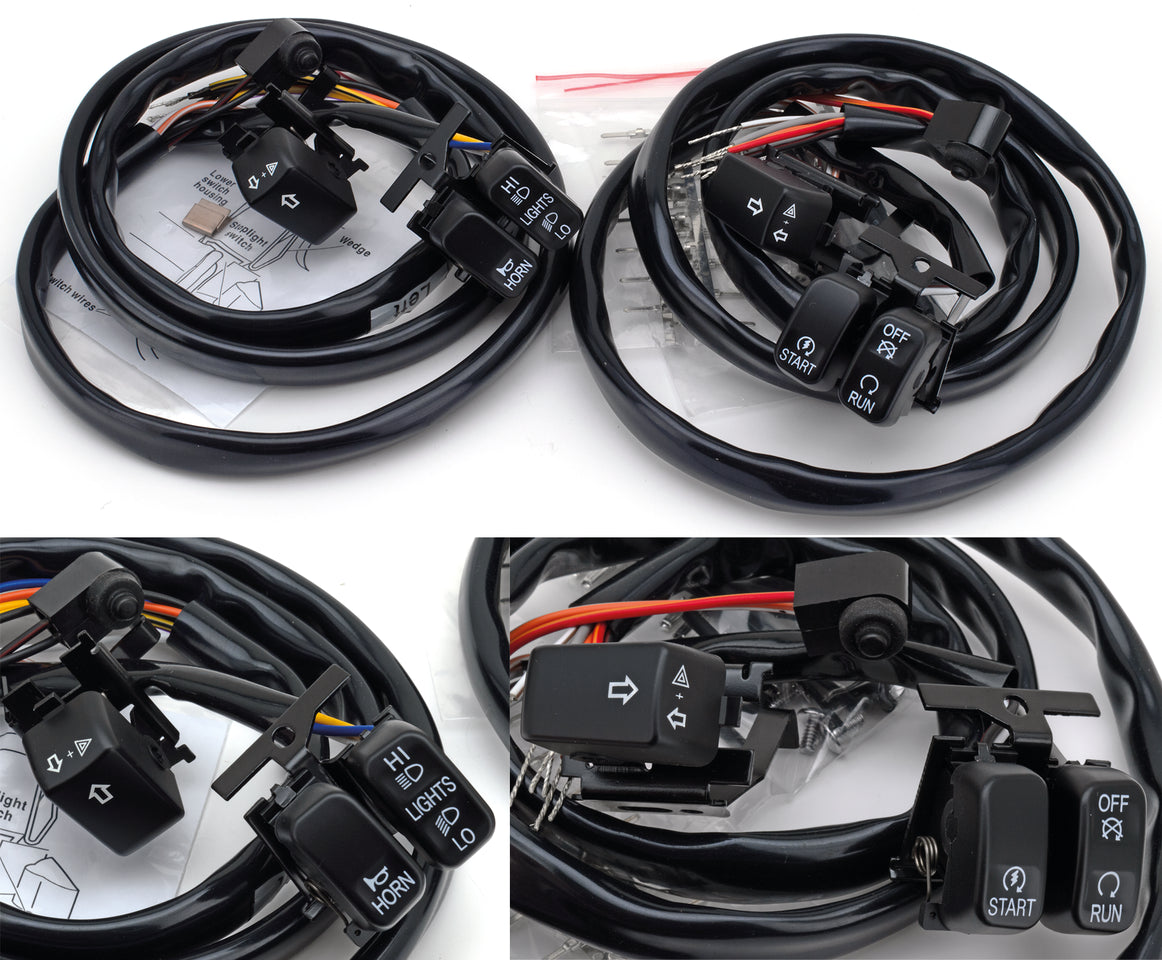 Gzp Black Handlebar Switch Kit 07 Up Handlebar Controls Zodiac Default Title