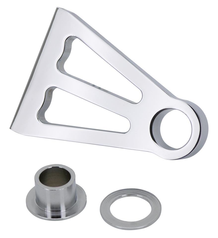 Gzp Chr.Side Mount Only W/Hardware F/Lic License Plate Bracket Adapter & Part Zodiac Default Title