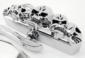 Gzp Chrome Skull Vision Mirror Set Mirror & Component Zodiac Default Title