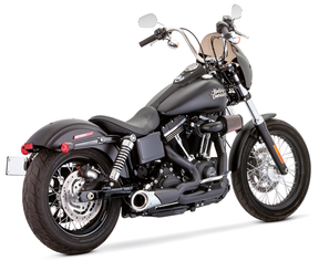 Fxd91 05 Turnout 2 1 Bk/Bk (4.5") 2-1 Full Exhaust System Freedom Performance Exhaust