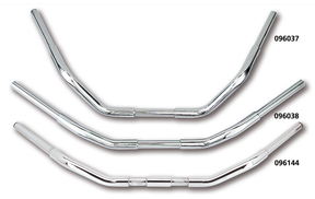 Gzp Fat Bubba 1.25" Chrome Dresser Style Fat Handlebars for one inch handlebar clamps Zodiac