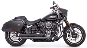 Indep Staggered St18 Up Blk/Chr 2-2 Full Exhaust System Freedom Performance Exhaust