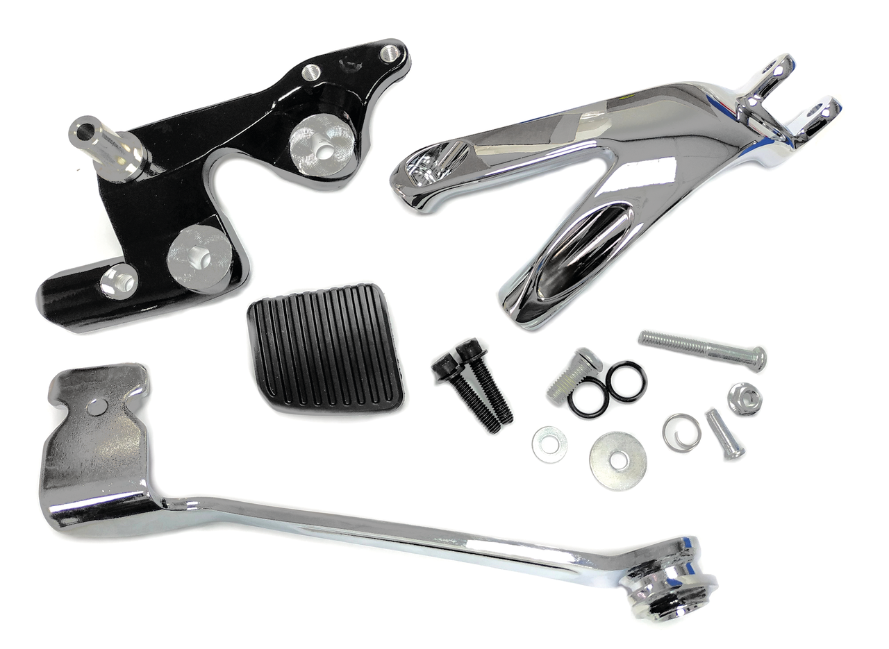 Gzp Blk Softail 18 Up Forward Controls Forward Control Kit Zodiac