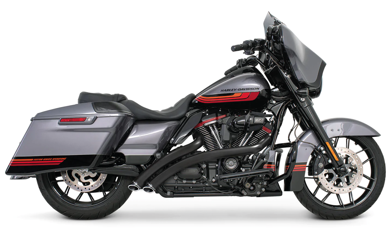 Radical Radius High Black Flh/T95 16 2-2 Full Exhaust System Freedom Performance Exhaust Default Title