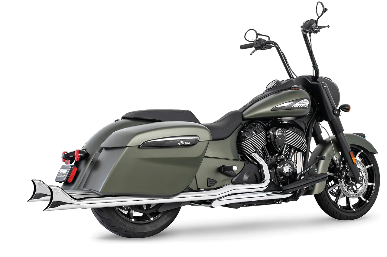Freedom True Dual Sharktail Chr Chieftain 2-2 Full Exhaust System Freedom Performance Exhaust Default Title