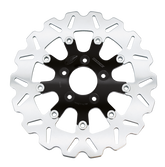 Stx Front Disc, Black Carrier 2000 Up Disc Brake Rotors Zodiac Default Title
