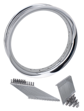 Chrome Spokes Pf16" & Dc17" Rim 05 Up Wheel Rims V Twin Mfg Default Title