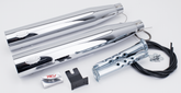 Mcj Royal Slip Ons Fls17 Chrome Slip-On & Muffler Mcj Default Title
