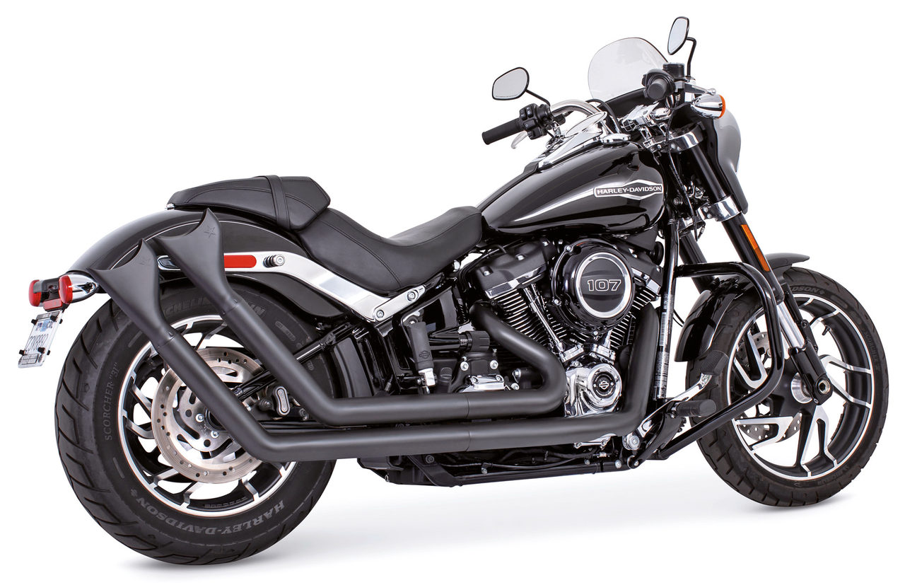 Upsweep Sharktail St18 Up Chrome 2-2 Full Exhaust System Freedom Performance Exhaust