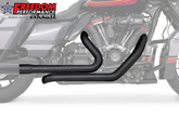 Tuck&Under Headers X Over Blk Flh/T17 Up 2-2 Exhaust Header Freedom Performance Exhaust Default Title