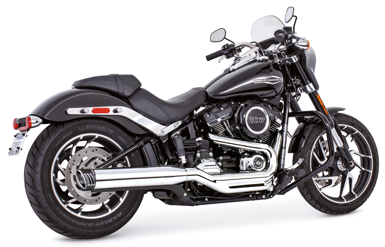 Freedom Racing 4" S/O Flsb18 Up Ch/Bk Sc Slip-On & Muffler Freedom Performance Exhaust