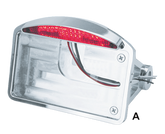 Gzp Side Mnt Lic. Plate W Led Light H License Plate Mount Zodiac Default Title