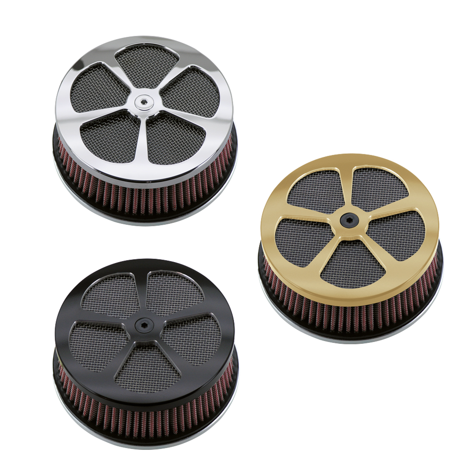 Gzp Chrome Hp Classic Smoothie Aircleane Air Cleaner & Component Zodiac