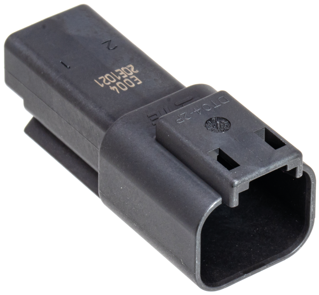 2 Pole Black Pin Housing Wiring & Connector Deutsch Connectors Default Title