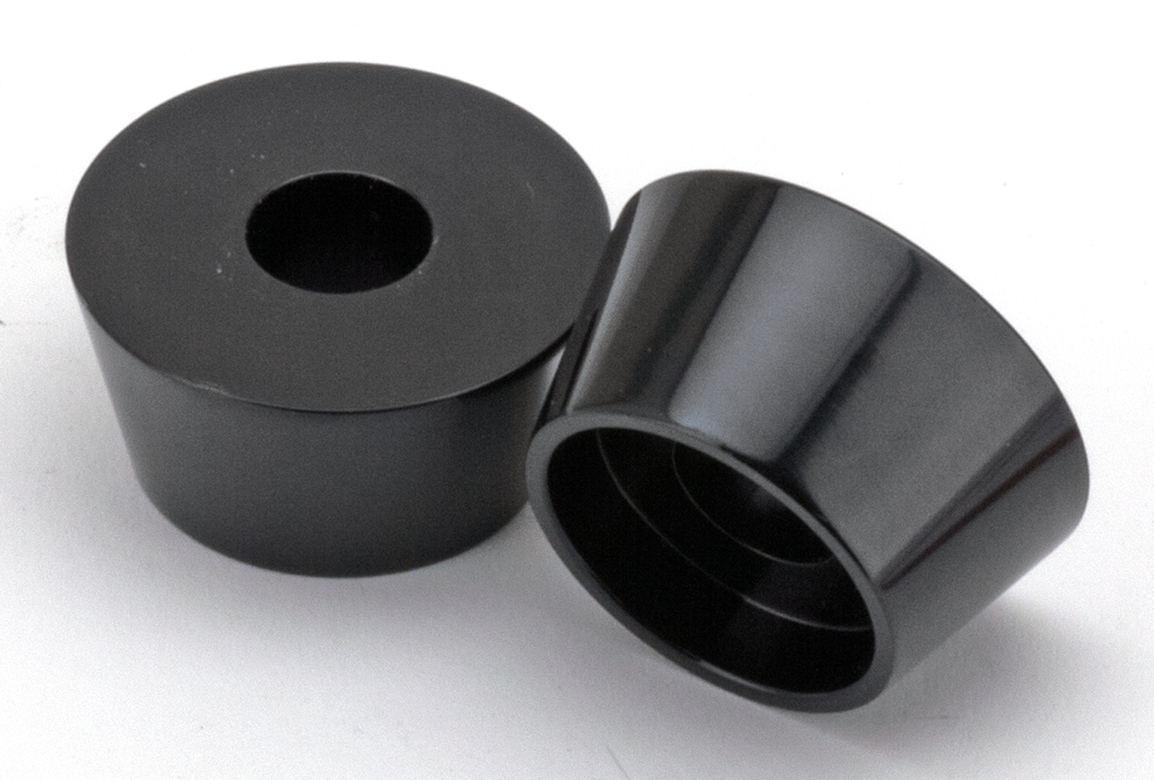Gzp Blk 1/2" Tapered Riser Extension 1" Handlebar Risers Zodiac Default Title