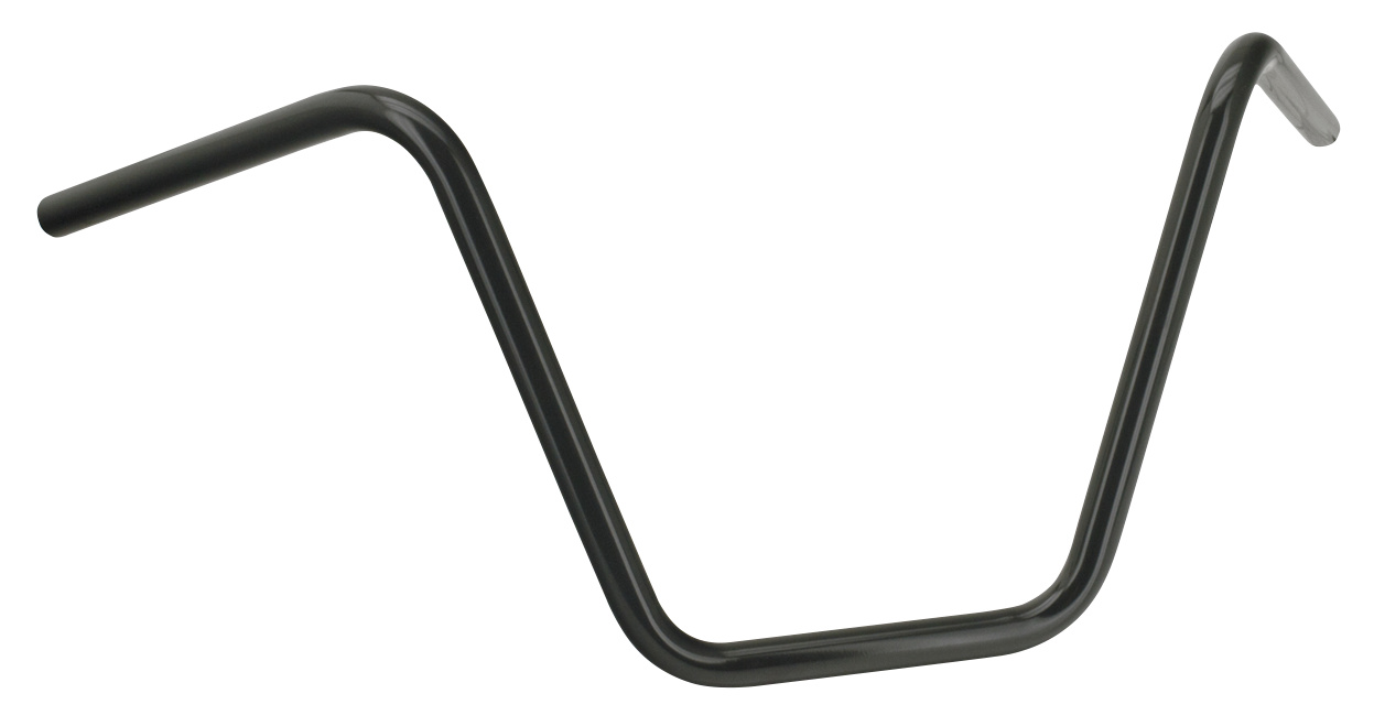 Zcp Black Apes 13 1/2" Non Dimpled One Inch Diameter Handlebars Zodiac Default Title