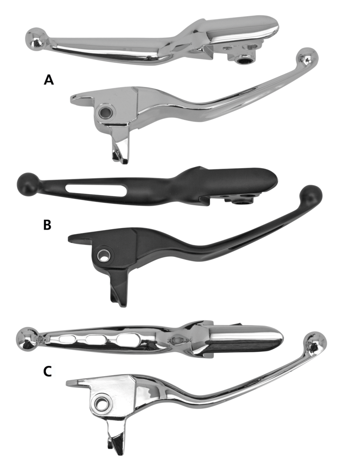 Gzp Chr Flh/T08 16 Levers, Cable Clutch Hand Lever Zodiac