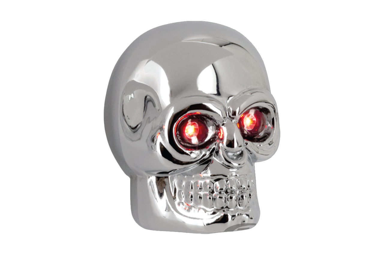 Gzp Cobalt Large Chrome Skulls Red Le Ds Turn Signal Zodiac Default Title