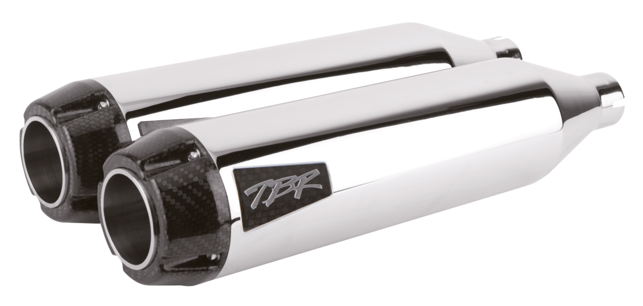2 Bros St07 17 Short Slipons Chrome Slip-On & Muffler Two Brothers Racing