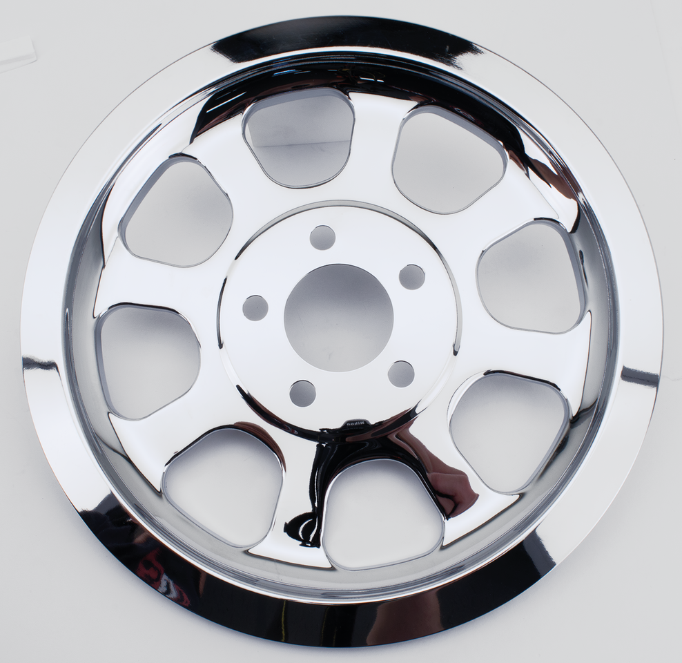 Pulley Cover 70 T Chrome Fxd06 Pulley Inserts V Twin Mfg Default Title
